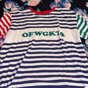 Odd Future stripped t-shirt.